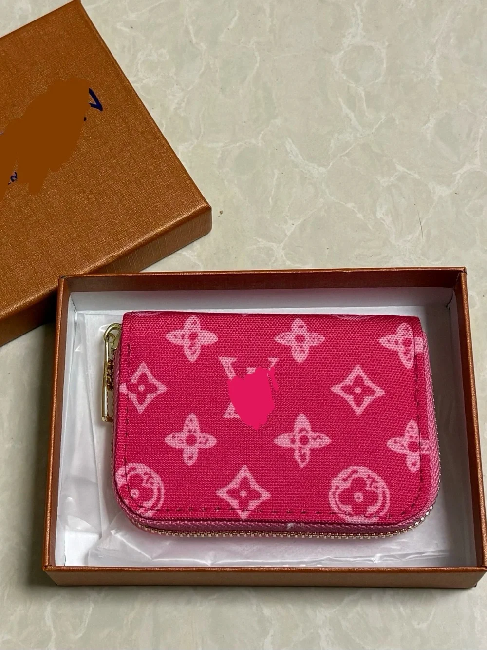 New women’s pink fashion wallet